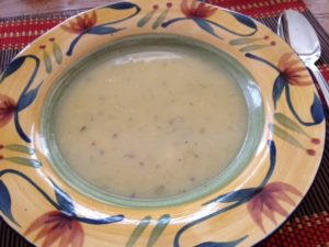 Potato Leek Soup:  Creamy without Cream