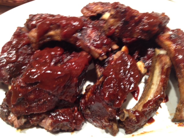 Winter Barbeque: Baby Back Ribs, Smashed Red Potatoes and Cole Slaw Winter Barbeque: Baby Back Ribs, Smashed Red Potatoes and Cole Slaw