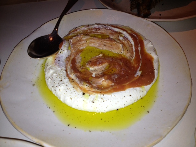 Housemade Ricotta, Rhubarb Compote and Grilled Bread photo2 New York City Culinary Delights
