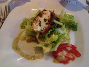Bibb Lettuce with Goat Cheese Gratinee and Tarragon Vinaigrette Bibb Lettuce with Goat Cheese Gratinee and Tarragon Vinaigrette