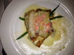 Sea Bass Mediterranean with Pickled Ginger Sea Bass Mediterranean with Pickled Ginger